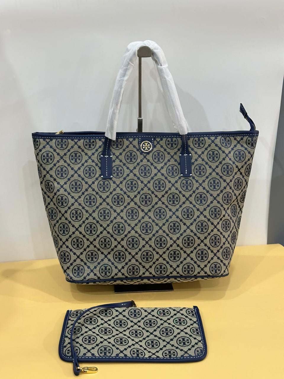 Tory Burch Tote Bag with Box and Pouch