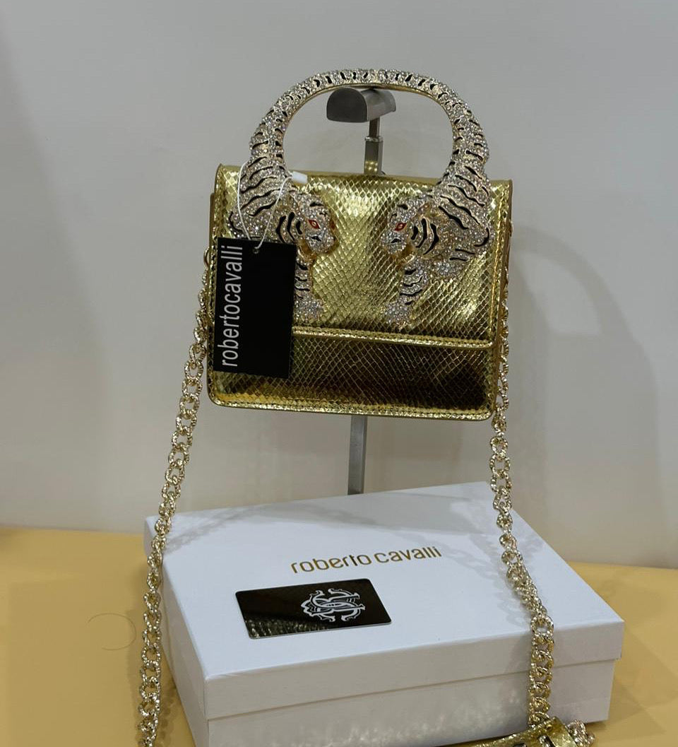 Roberto Cavalli Roar Bag with Brand Box