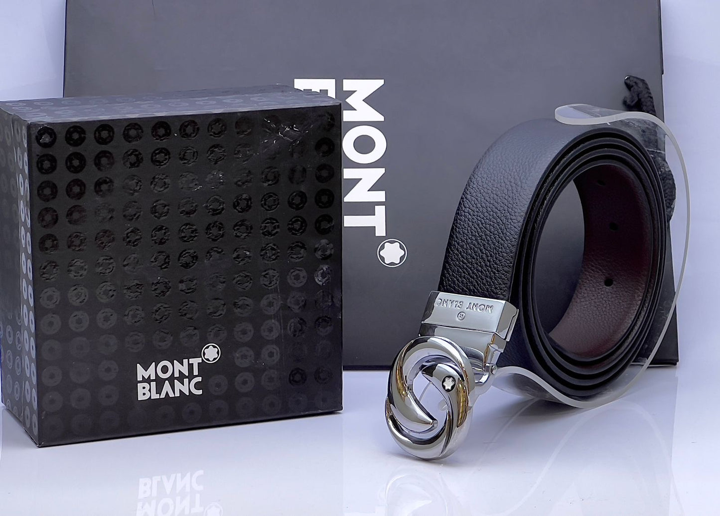Mont Blanc Belt with Brand Box