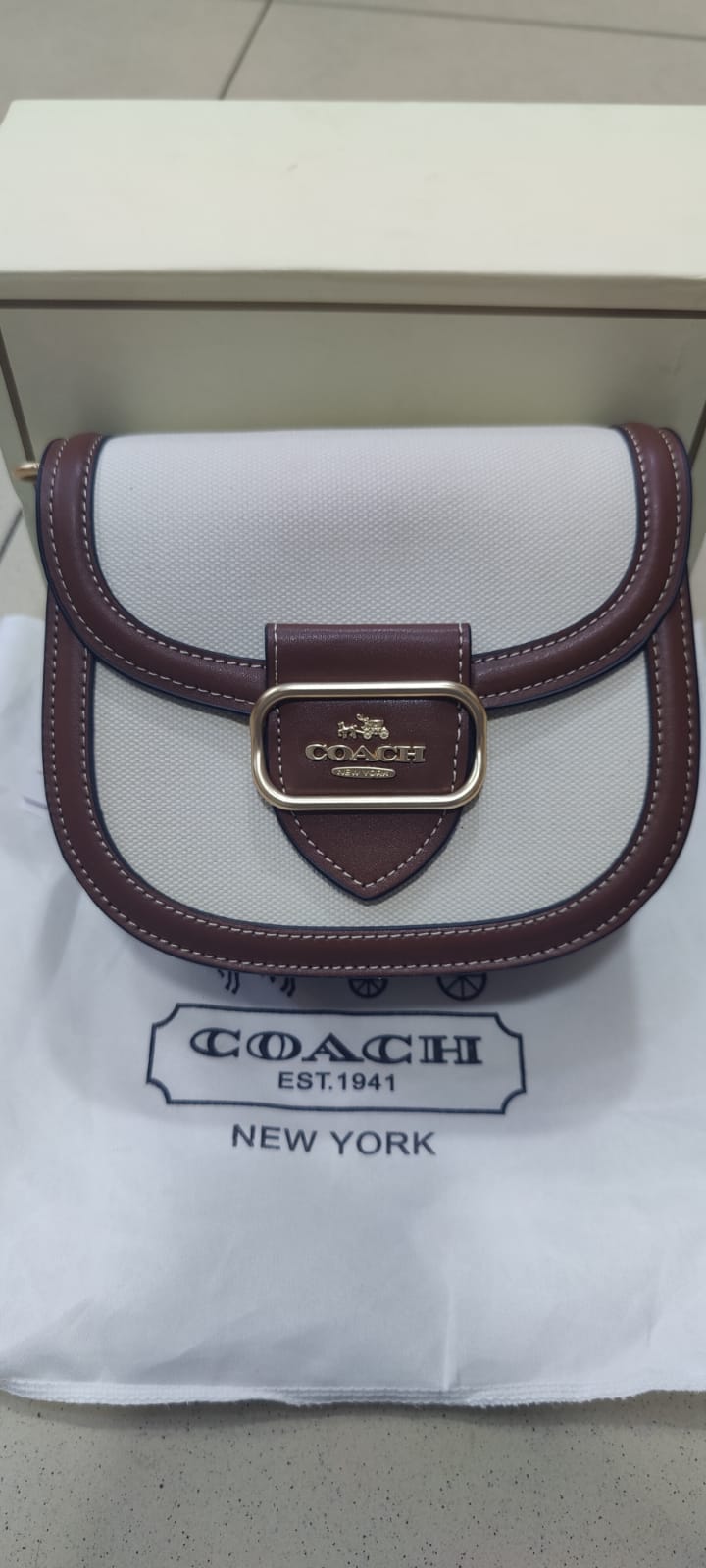 Coach Morgan with Brand Box