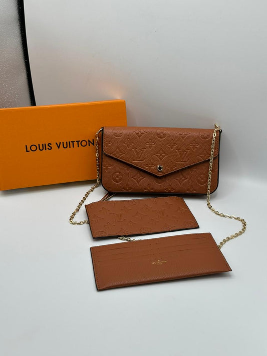 LV Felice Pochette -3 Piece with Brand Box