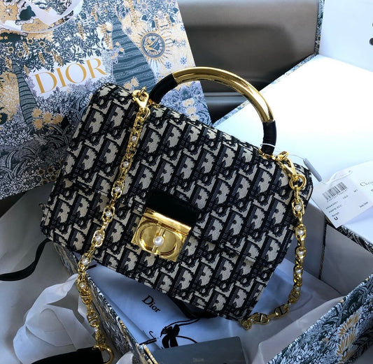 Dior Top Handle Bag with brand Box