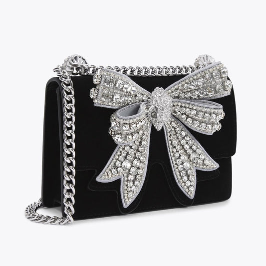 Kurt Geiger Shoreditch Bow Bag with Brand Box & Dust Bag