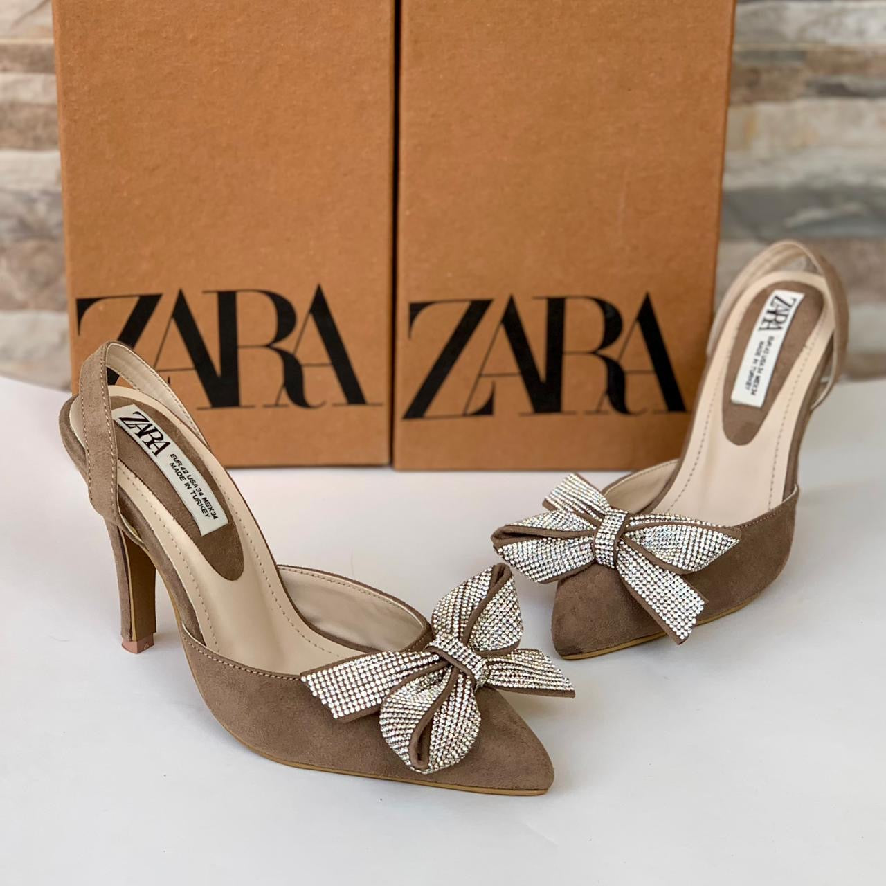 Imported ZARA Bow Heels