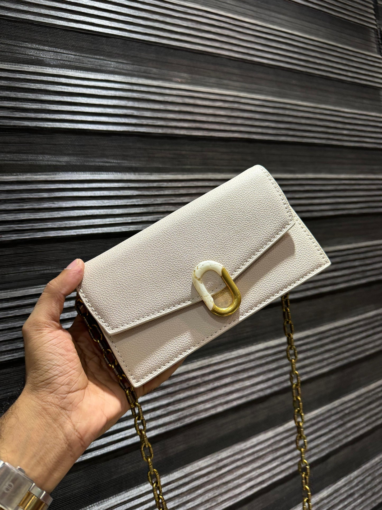 Charles & Keith Stone Embellished Wallet