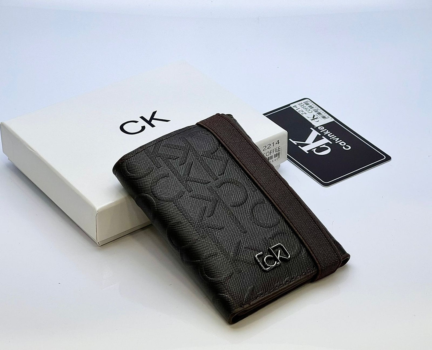 Ck Wallet with Brand Box & Dust Bag