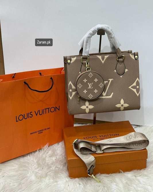 LV onthego PM tote bag with Box