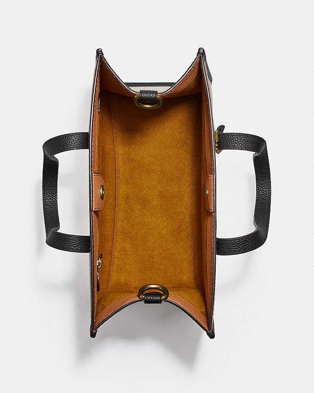 COACH Leather Tote Bag with Brand Box