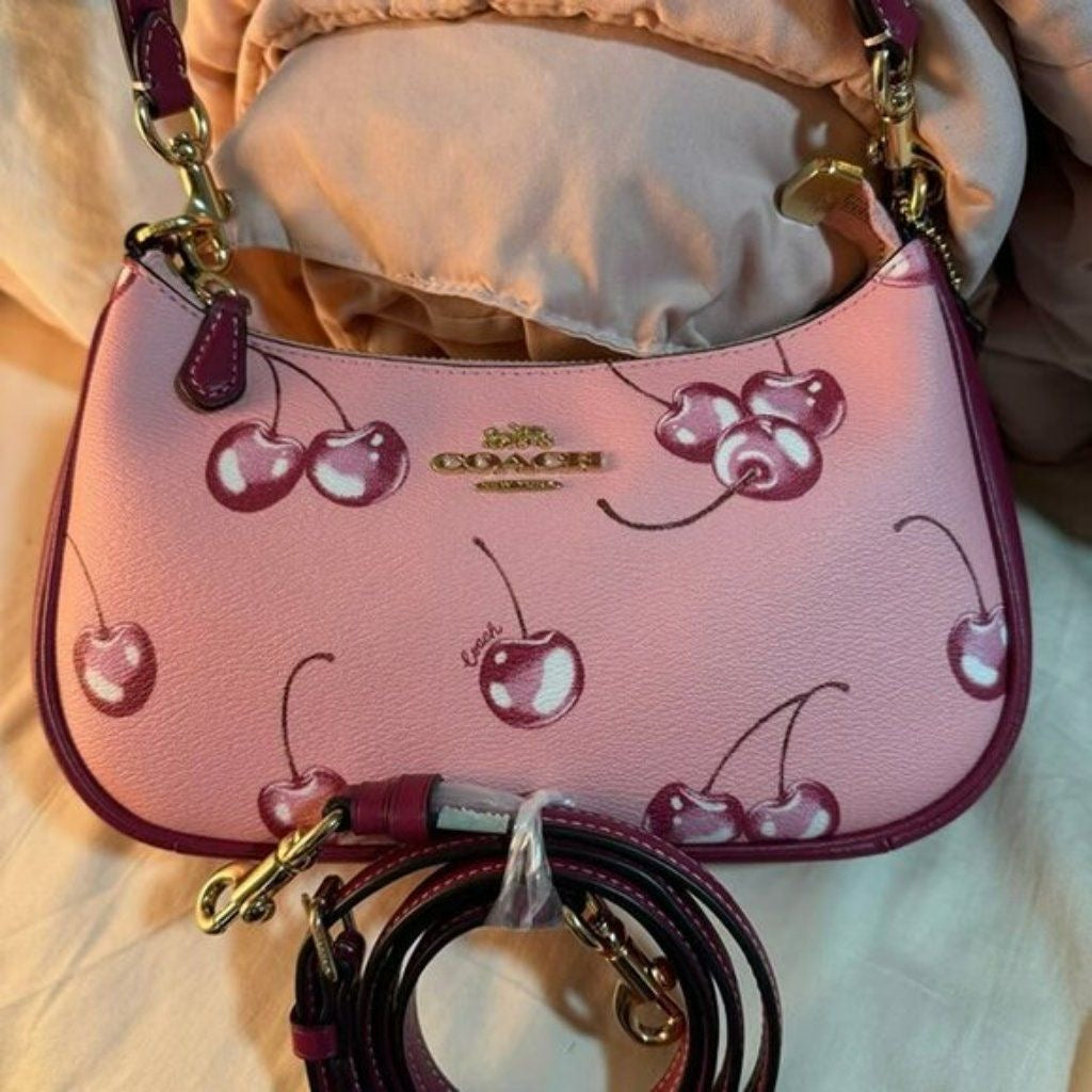 Coach Teri in Cherry with Brand Box-Same as Original