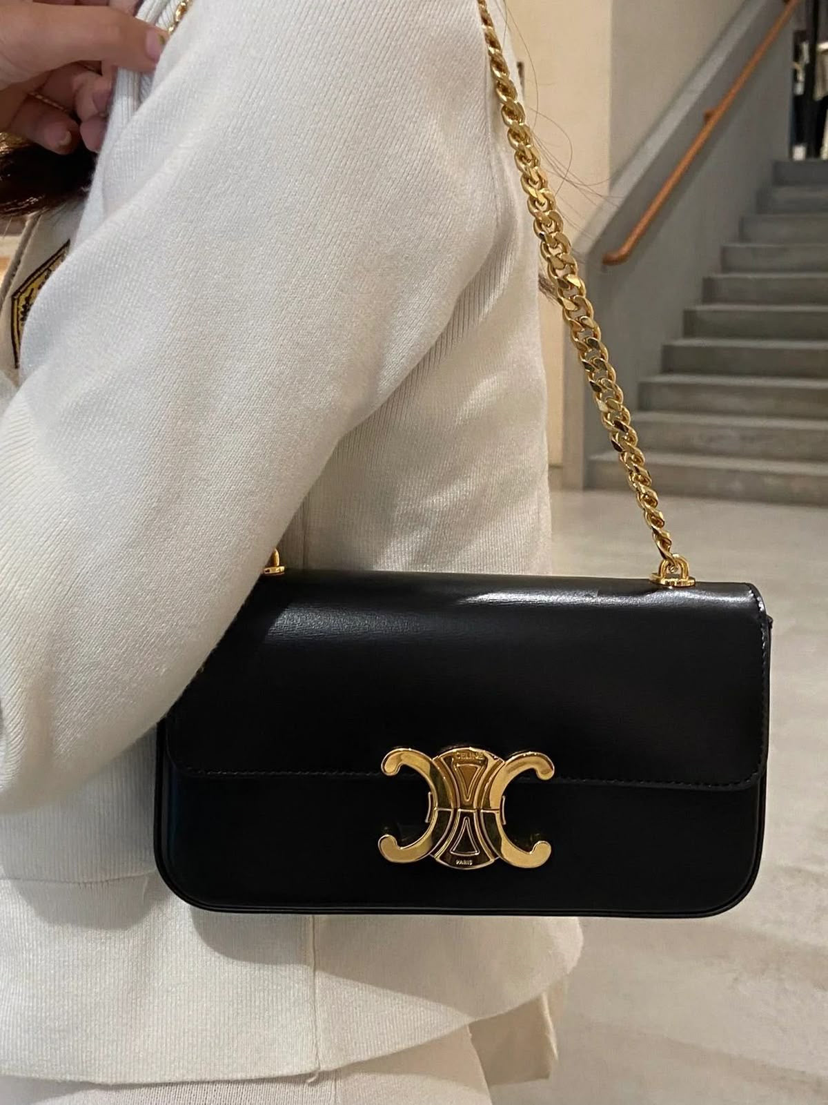 Celine Triomphe Bag with Chain