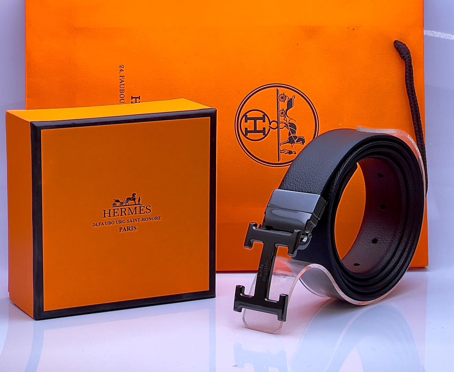 Hermes Belt with Brand Box