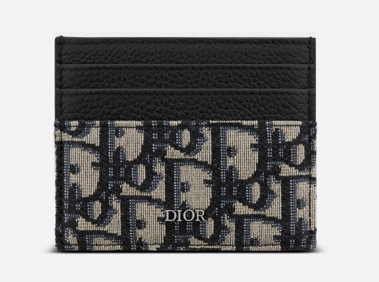 Dior Card Holder with Box and Dust Bag
