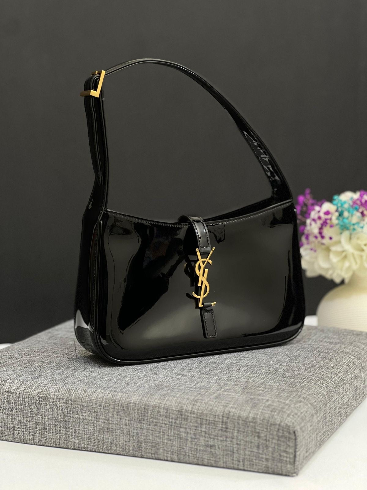 YSL HOBO Patent Leather