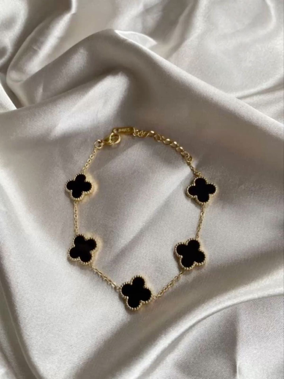 Black clover bracelet