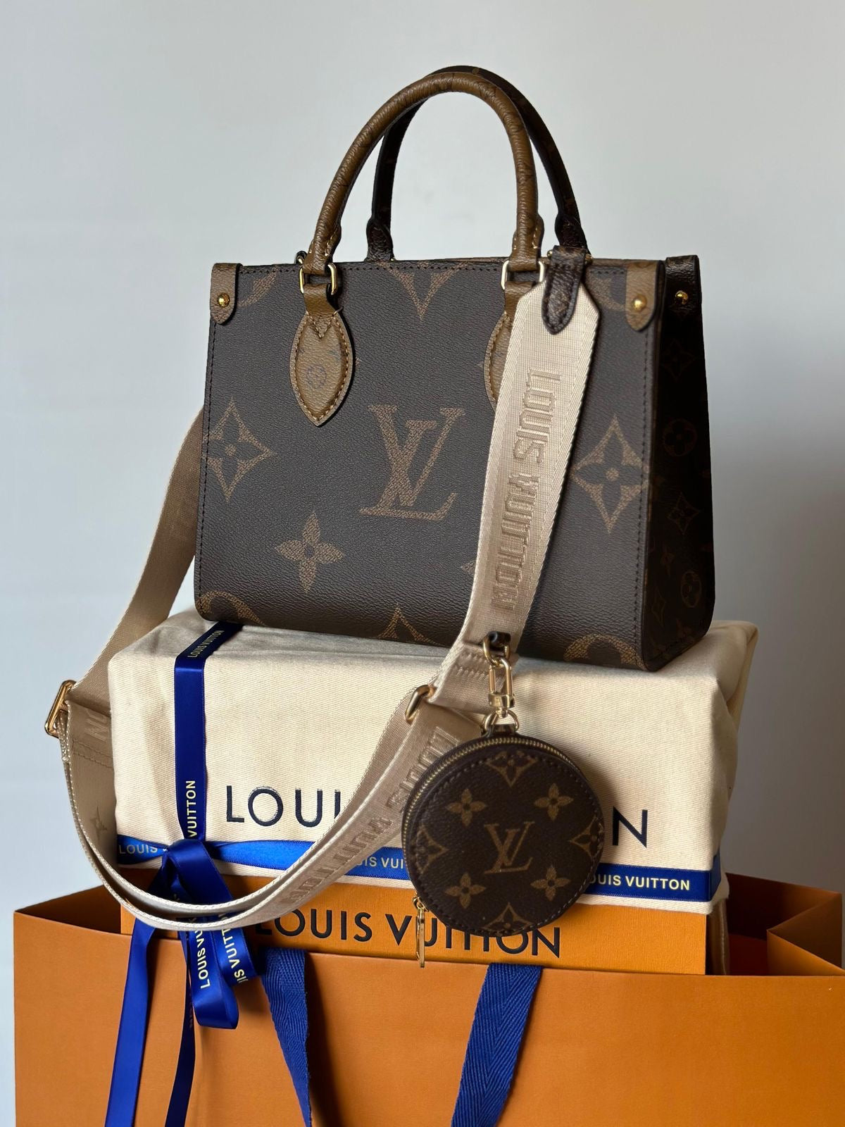 LV OnTheGo PM Bag with brand box