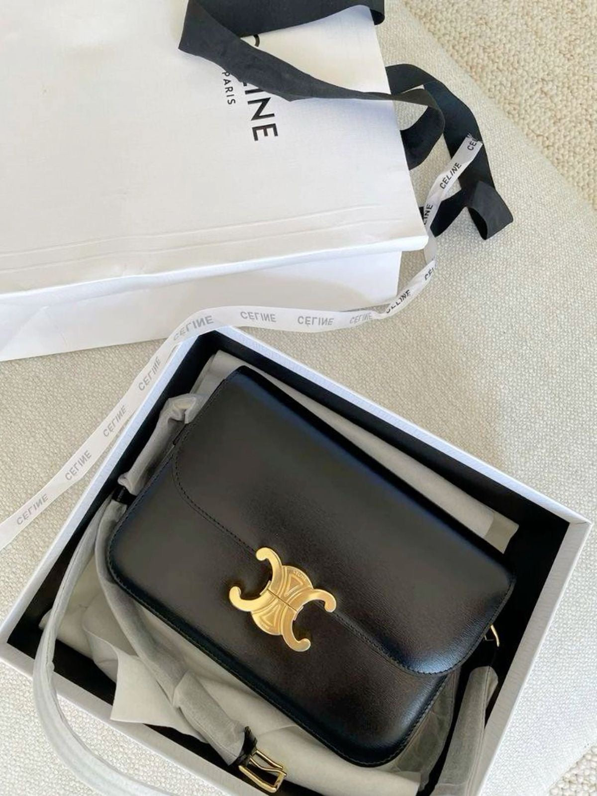 Celine Triomphe with Brand Box