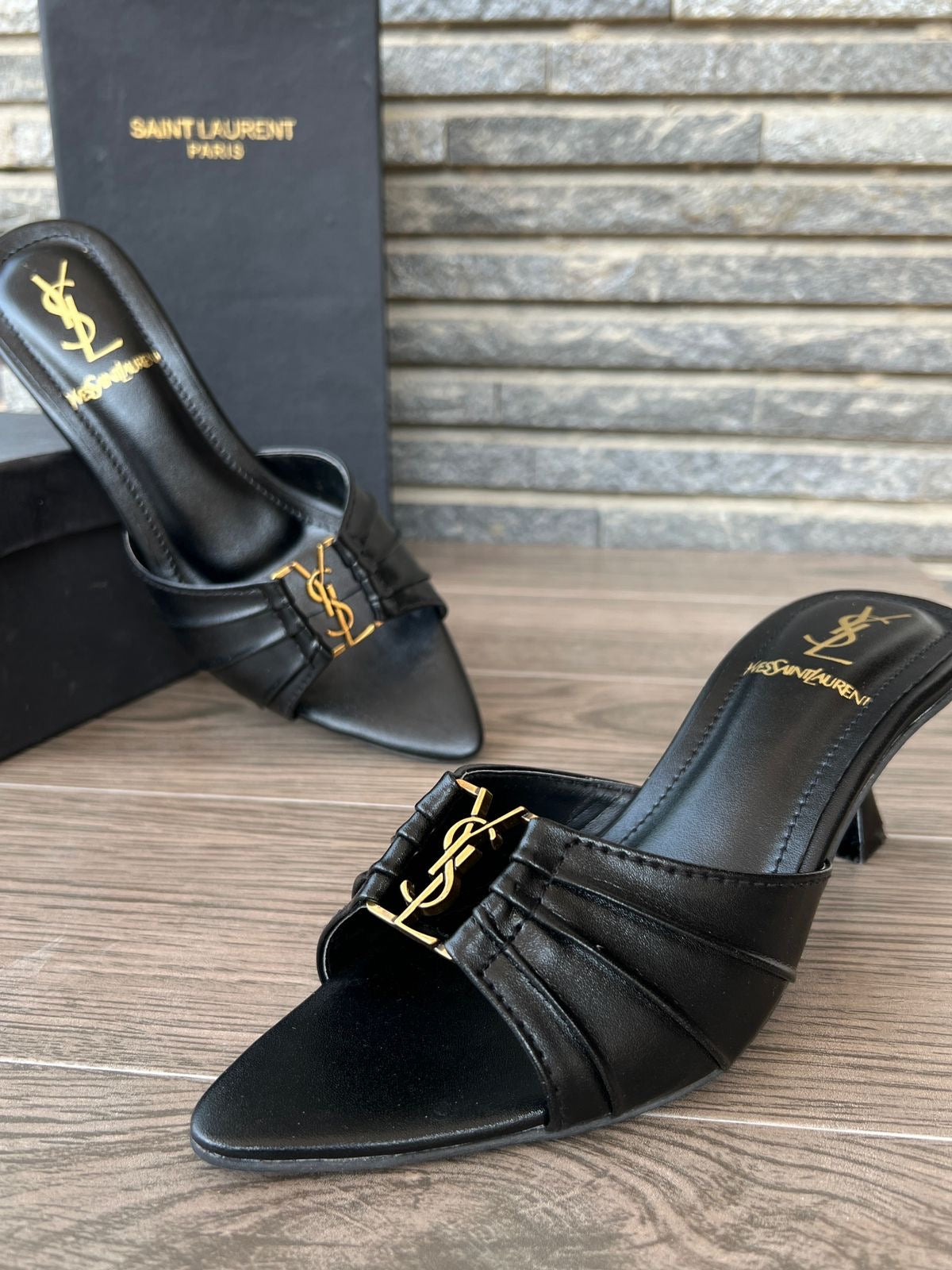 YSL Heels with Brand Box