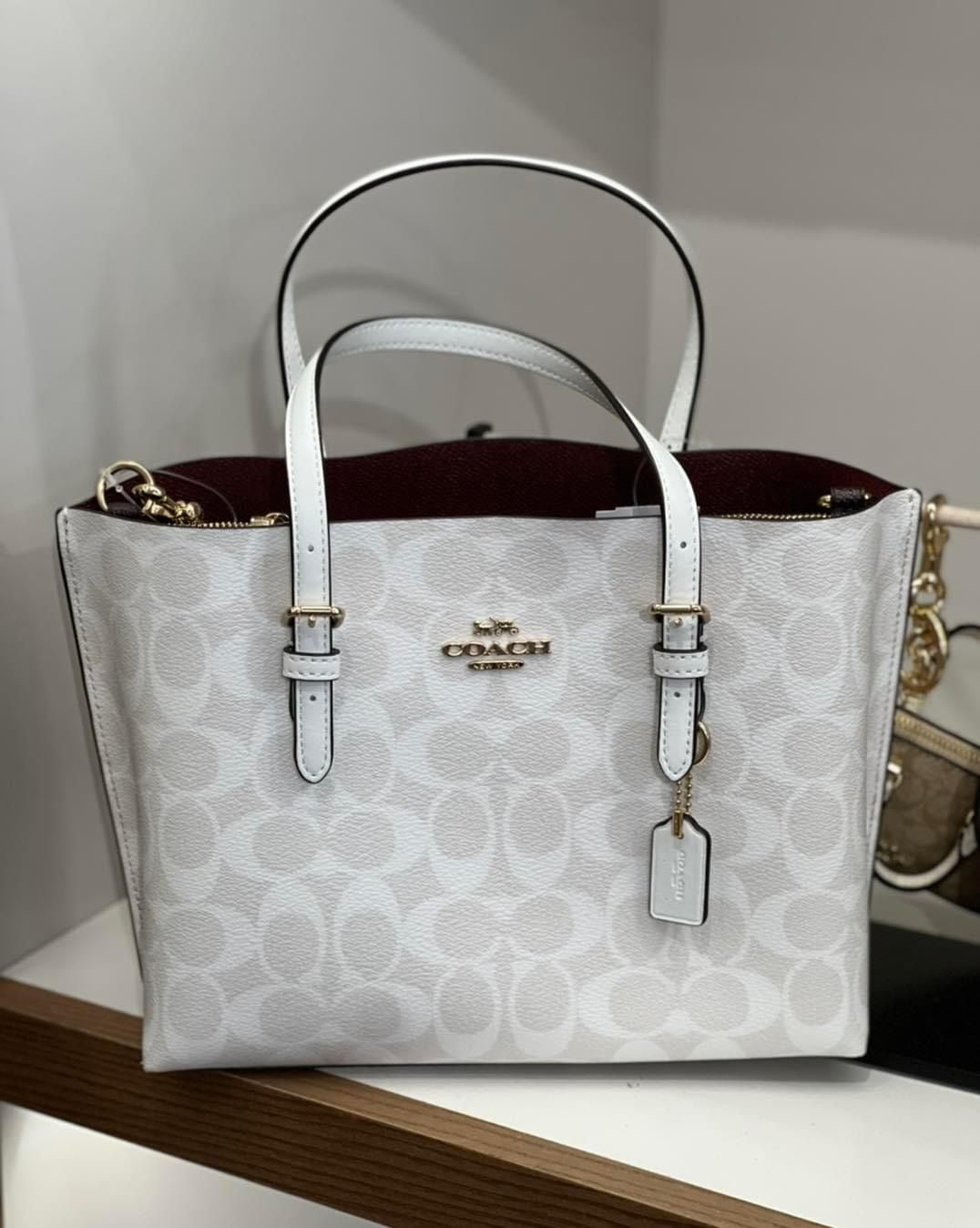 Coach Medium Tote with Brand Box