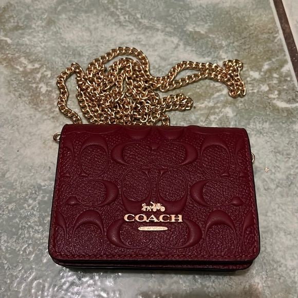 Coach Wallet with Chain