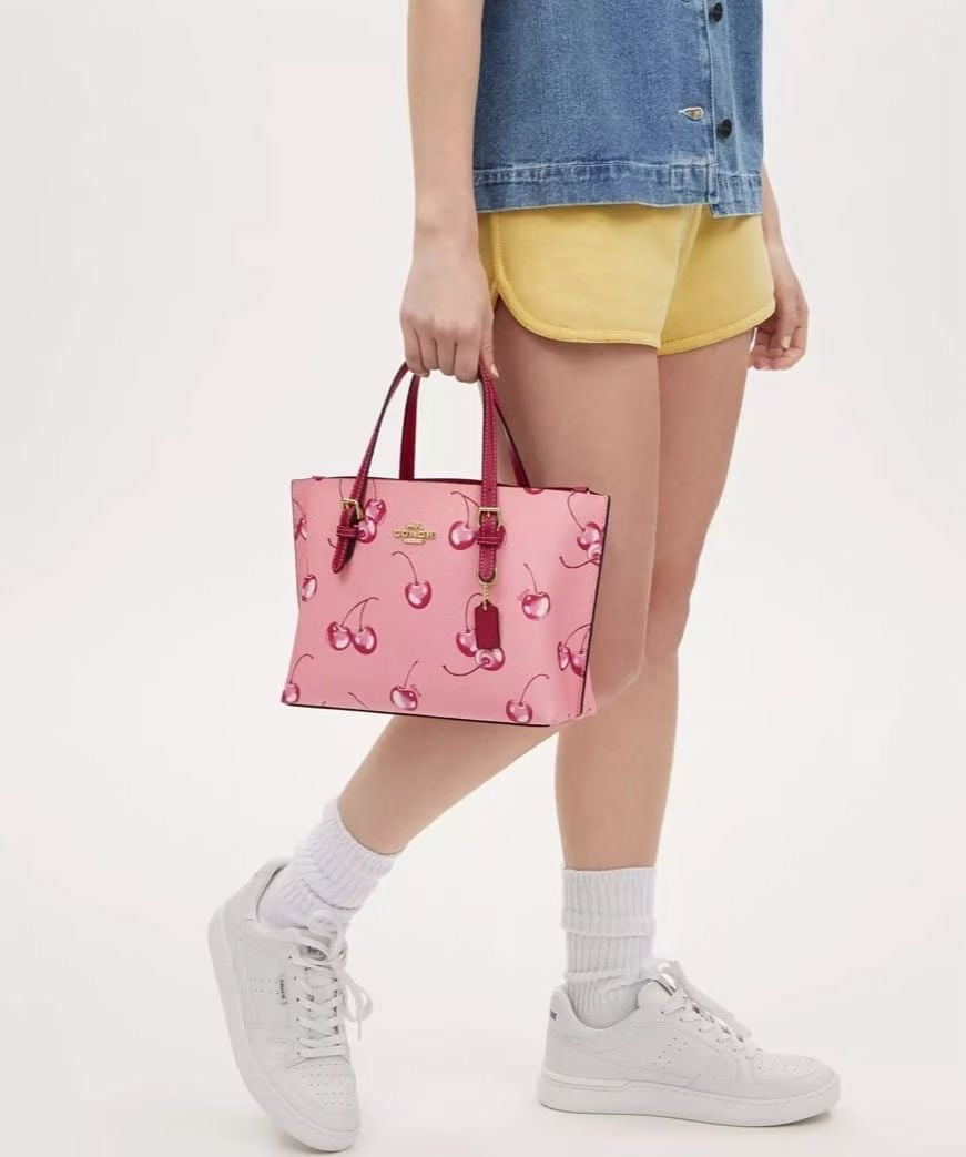 Coach Cherry Tote Bag with Brand Box
