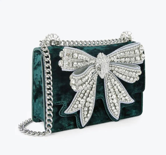 Kurt Geiger Shoreditch Bow Bag with Brand Box & Dust Bag