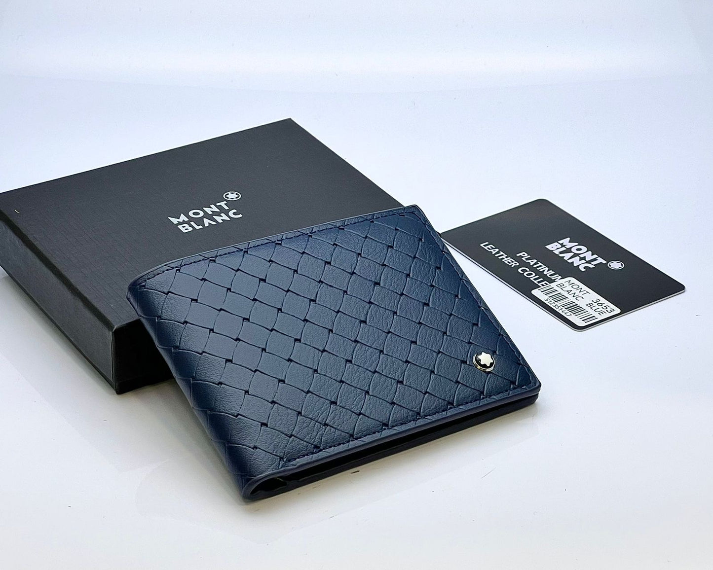 Mont Blanc Wallet with Brand Box & Dust Bag