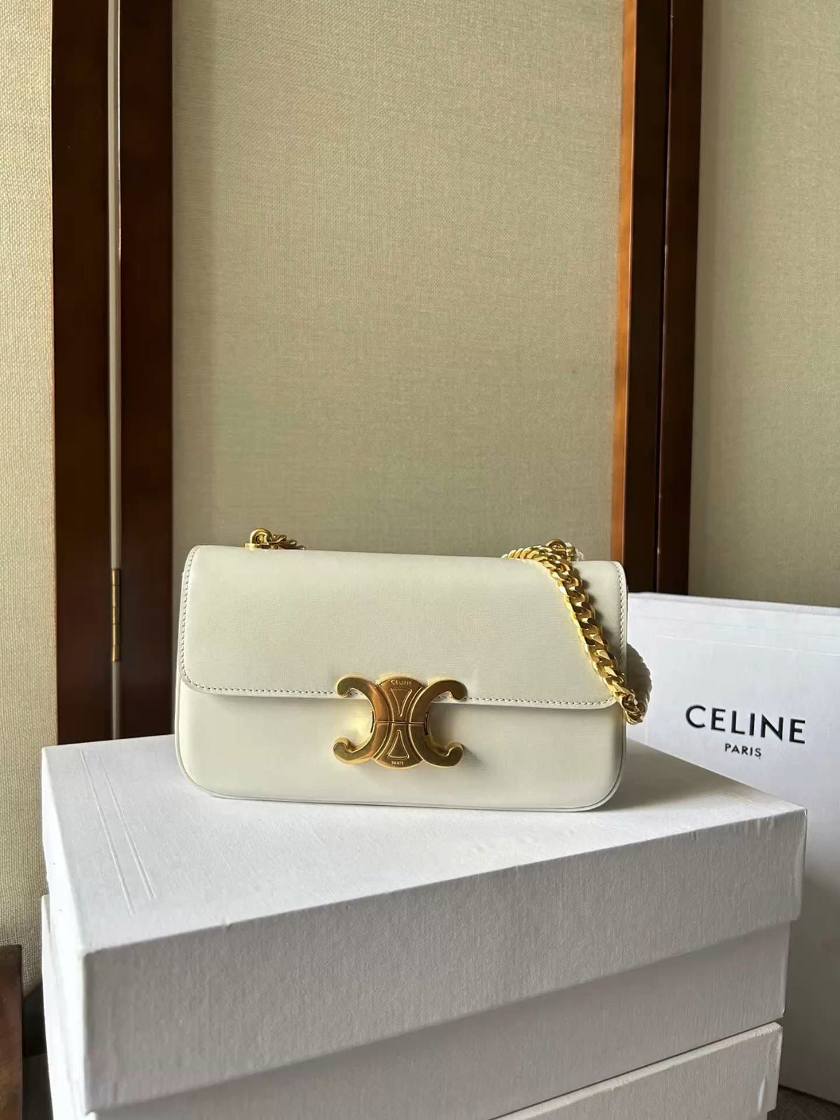 Celine Triomphe Bag with Chain