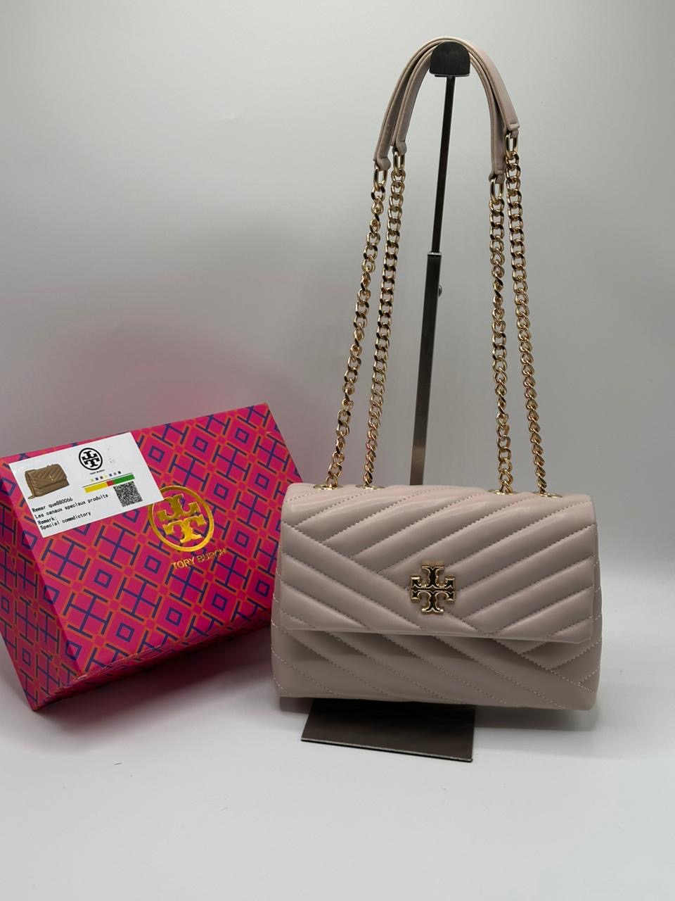Tory Burch Chevron Chain Bag with Brand Box