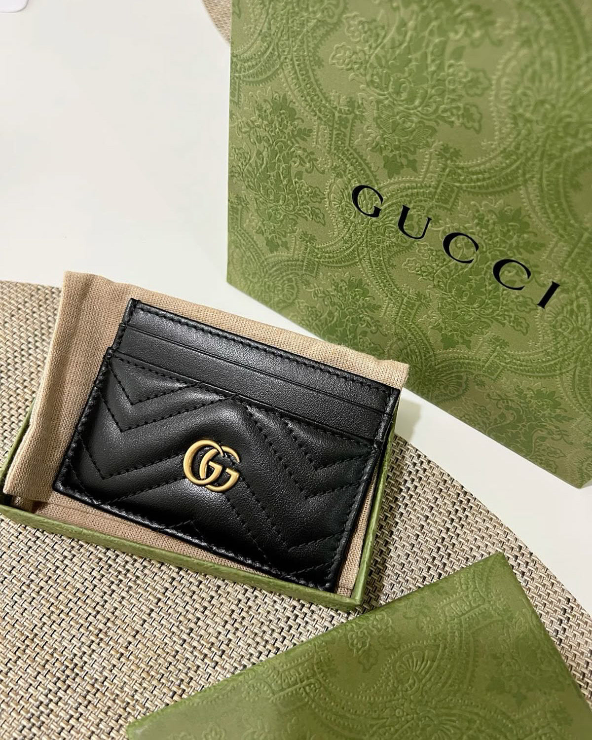 Gucci Card Holder with Box