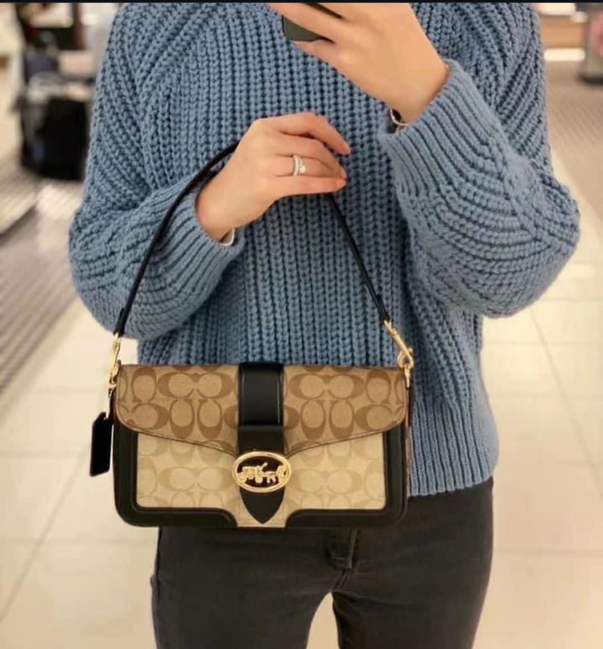 Coach Georgie with Brand Box