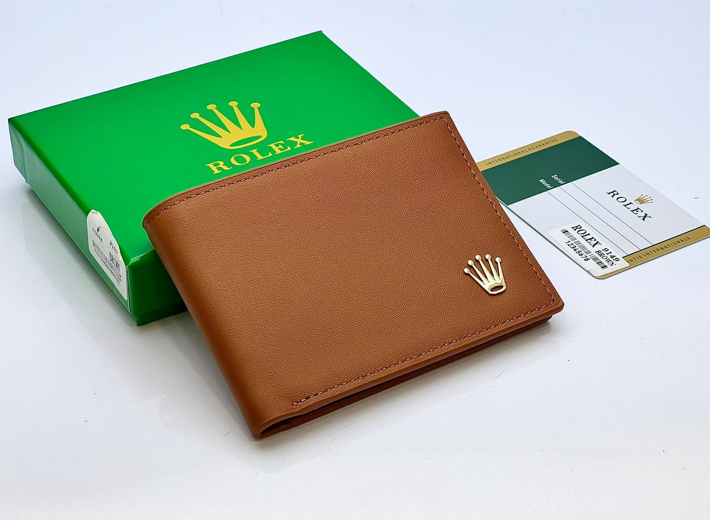Rolex Wallet with Brand Box & Dust Bag