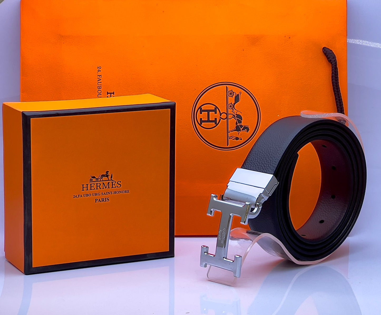 Hermes Belt with Brand Box