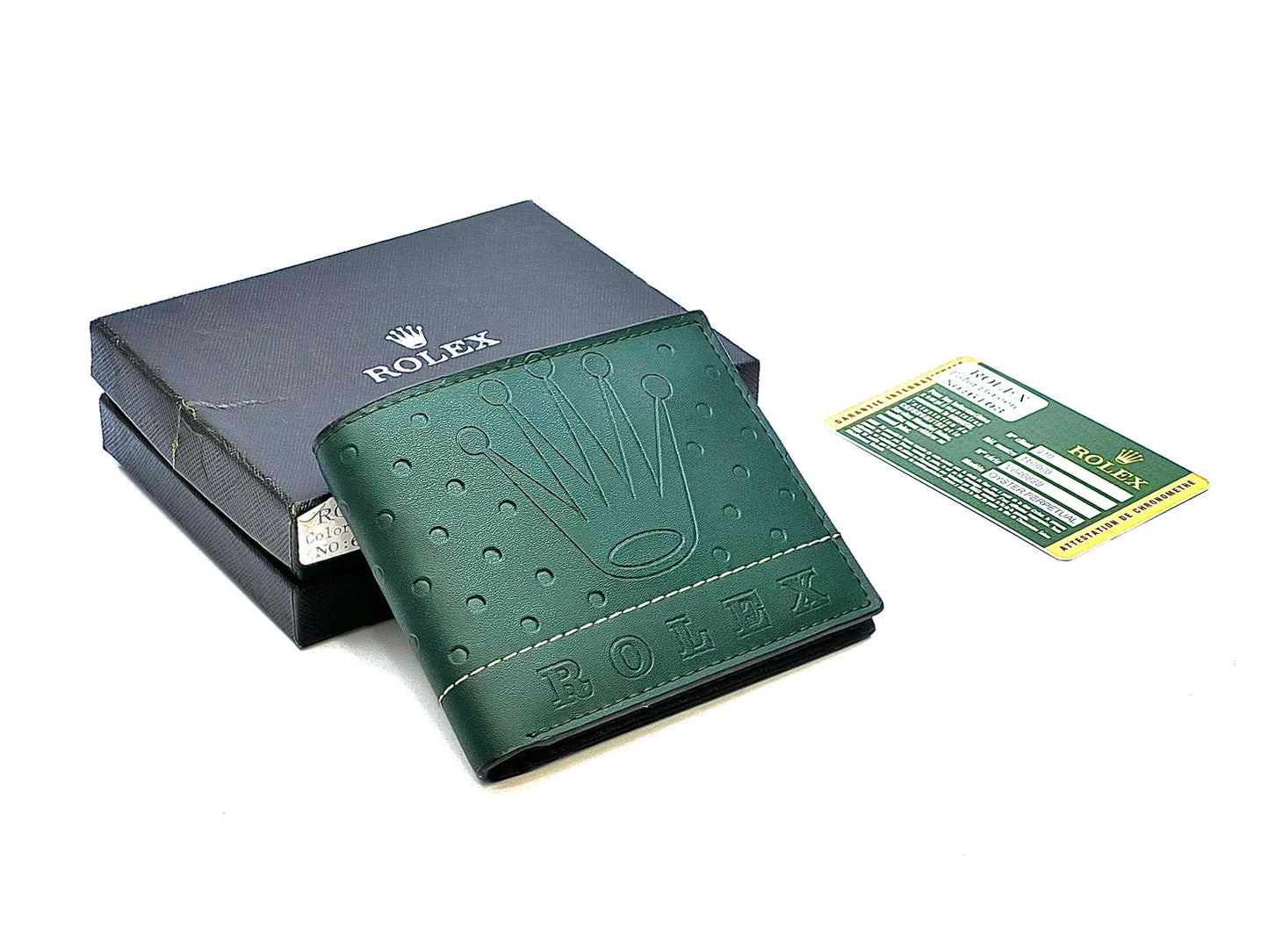Rolex Wallet with Brand Box & Dust Bag