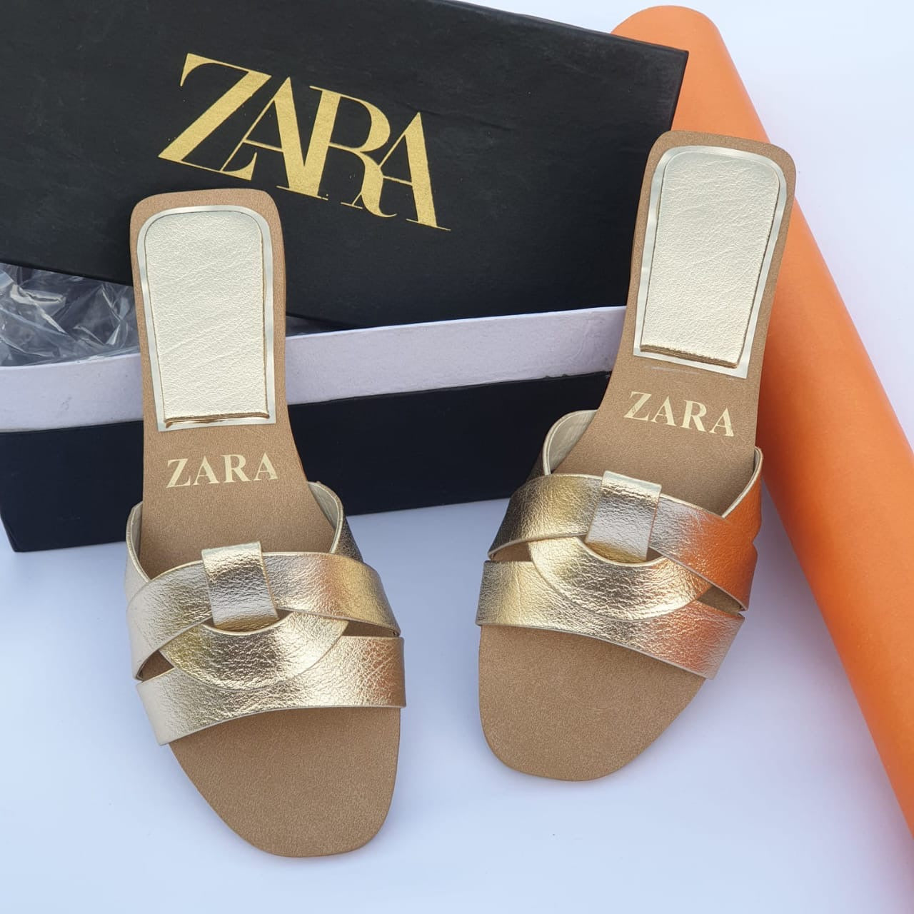 Zara Flats with Brand Box