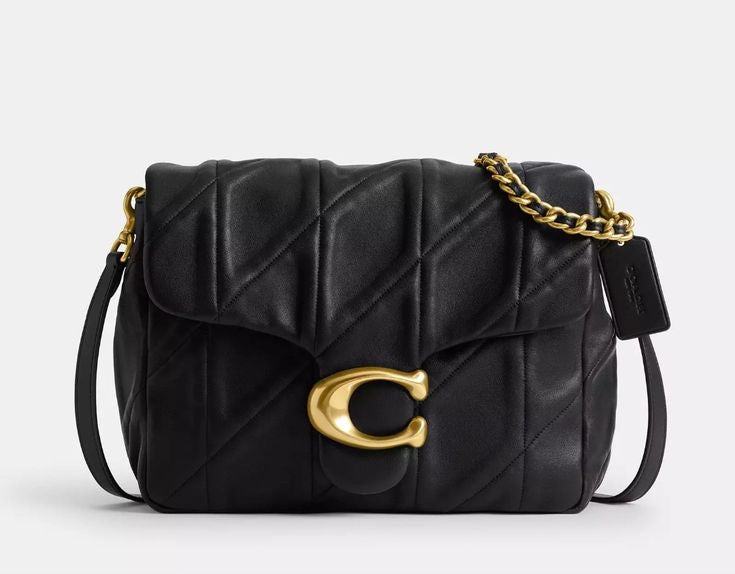 Coach Time Sqaure Quilted Tabby 17 with Brand Box