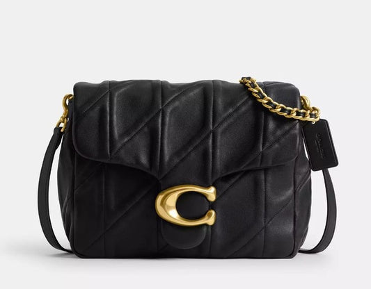 Coach Time Sqaure Quilted Tabby 17 with Brand Box
