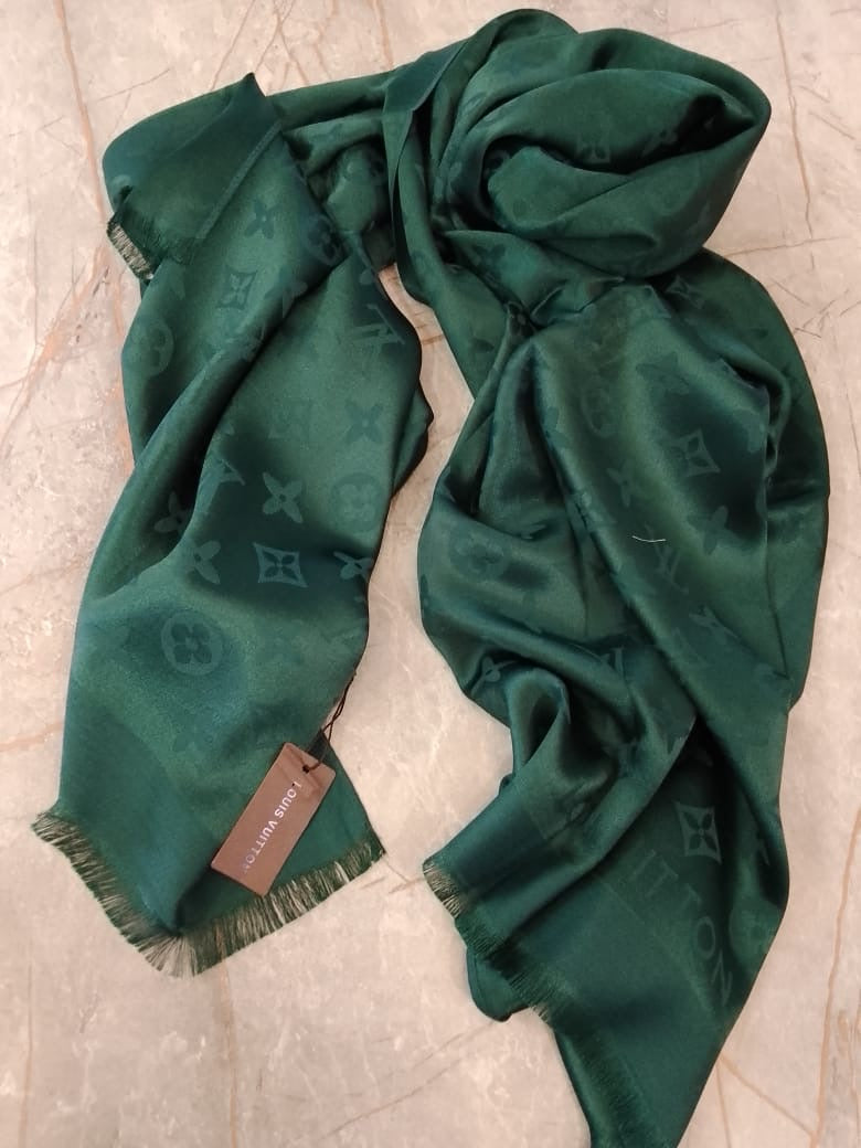 LV Scarf Green