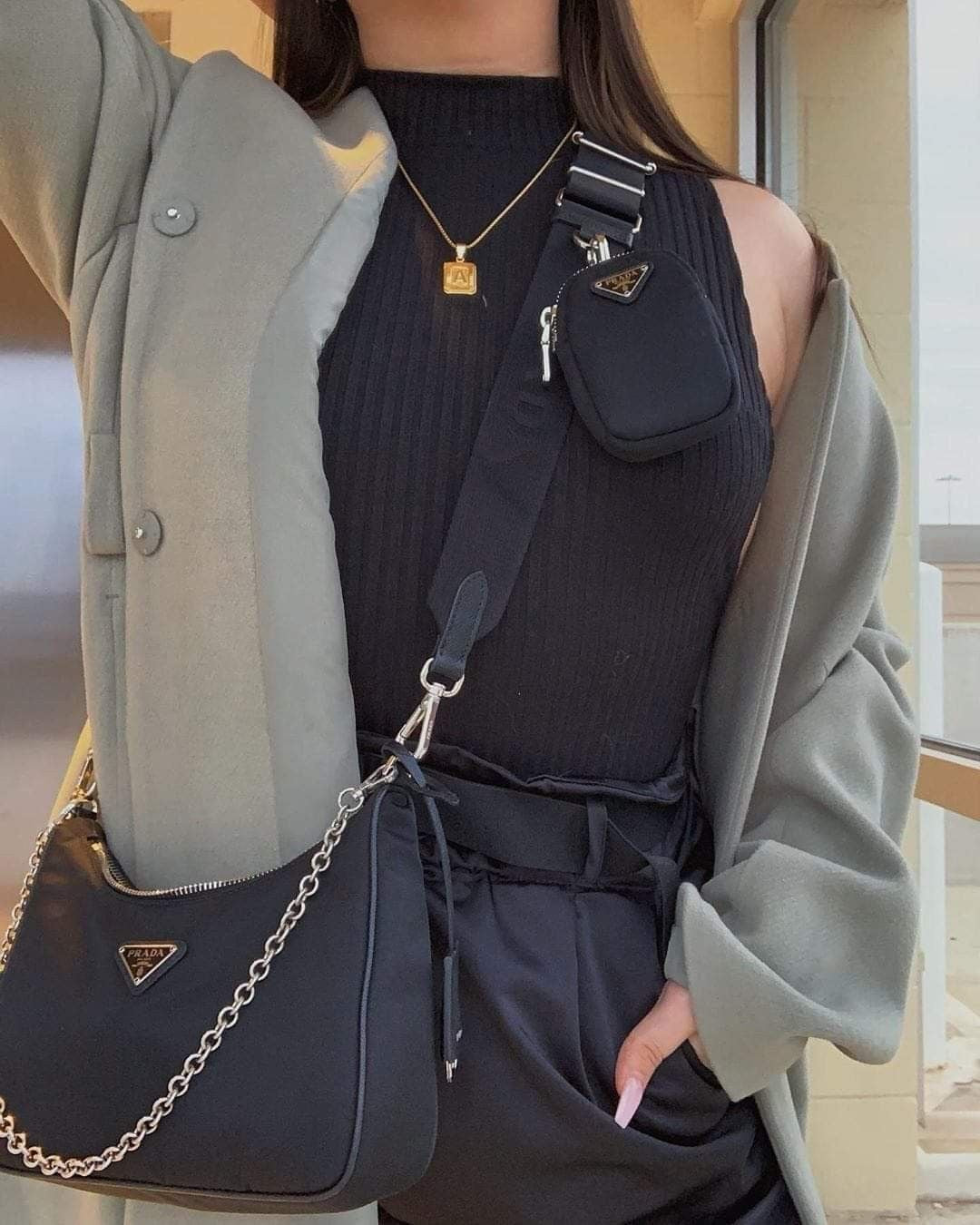 Prada Crossbody Bag with Brand Box