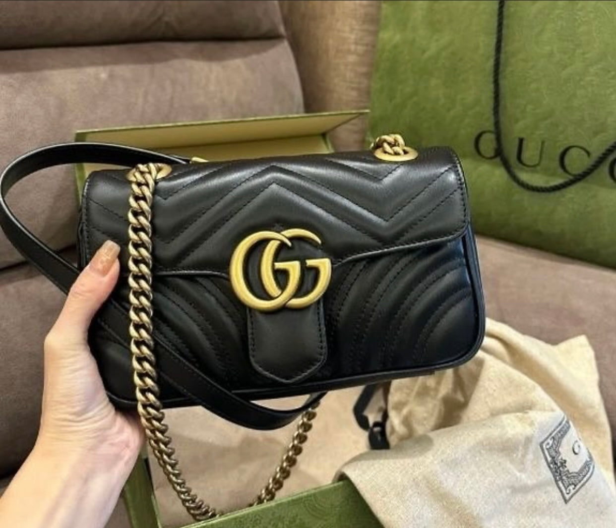 GUCCI Marmont Bag with Brand Box- Same as original