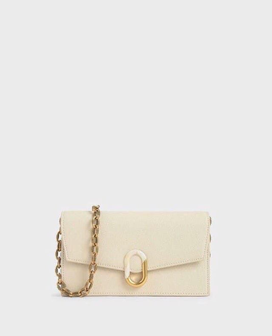 Charles & Keith  Stone Embellished Wallet