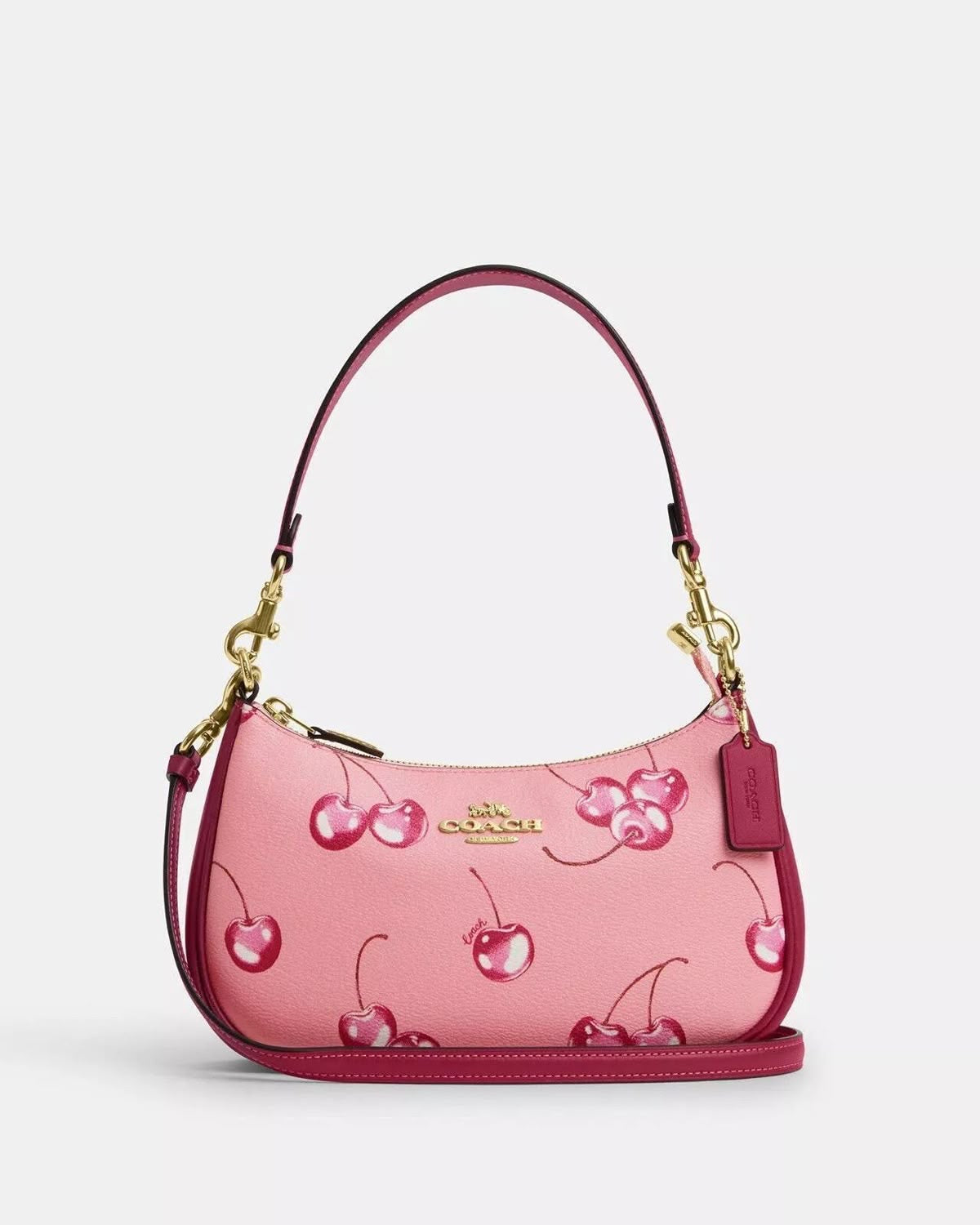 Coach Teri in Cherry with Brand Box-Same as Original