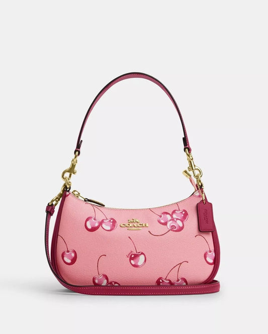 Coach Teri in Cherry with Brand Box-Same as Original