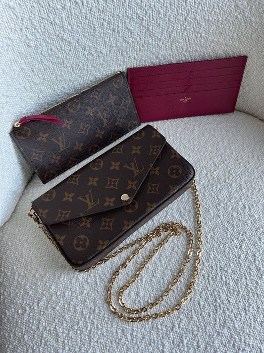 LV Felice Pochette -3 Piece with Brand Box