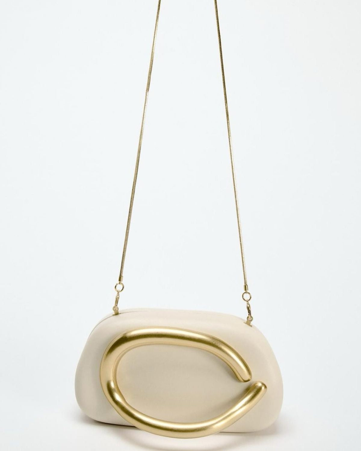 Zara Clutch White Colour