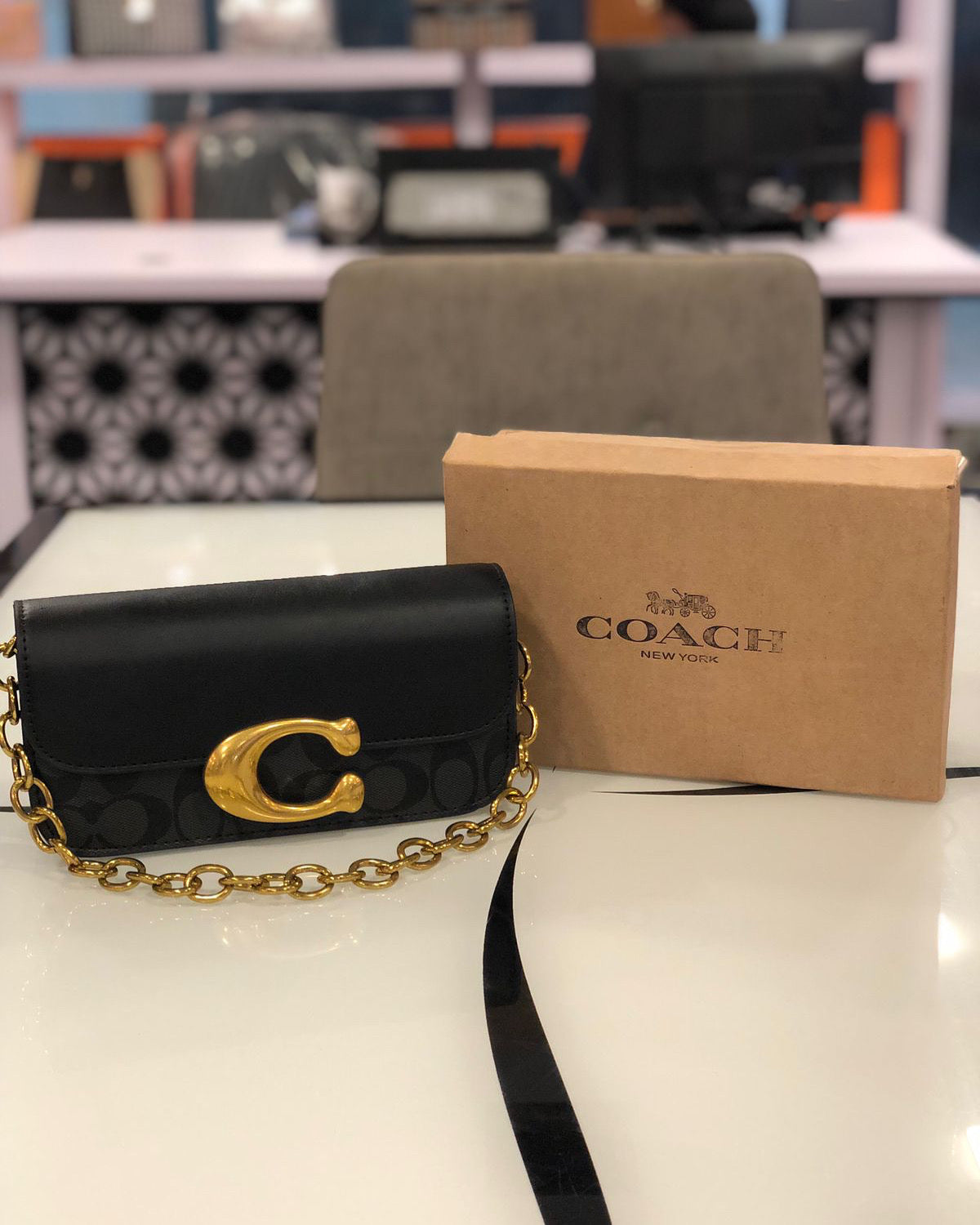 COACH Handbag with Brand Box