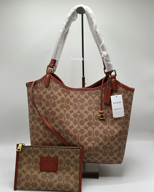 Coach Tote with Pouch