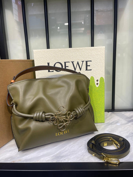 LOEWE Flamenco Clutch with Brand Box