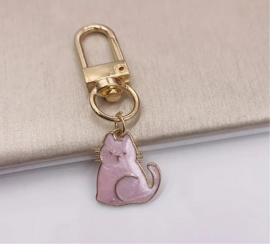 Cat Pendant Keychain