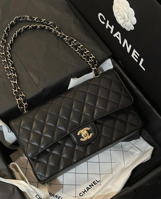 CHANEL Classic Medium with Brand Box-Genuine Leather
