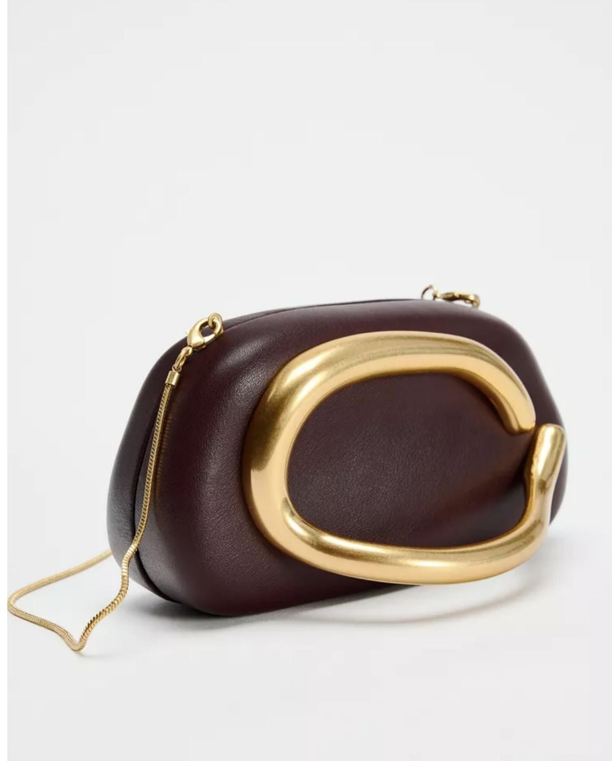 Zara Clutch in Burgundy